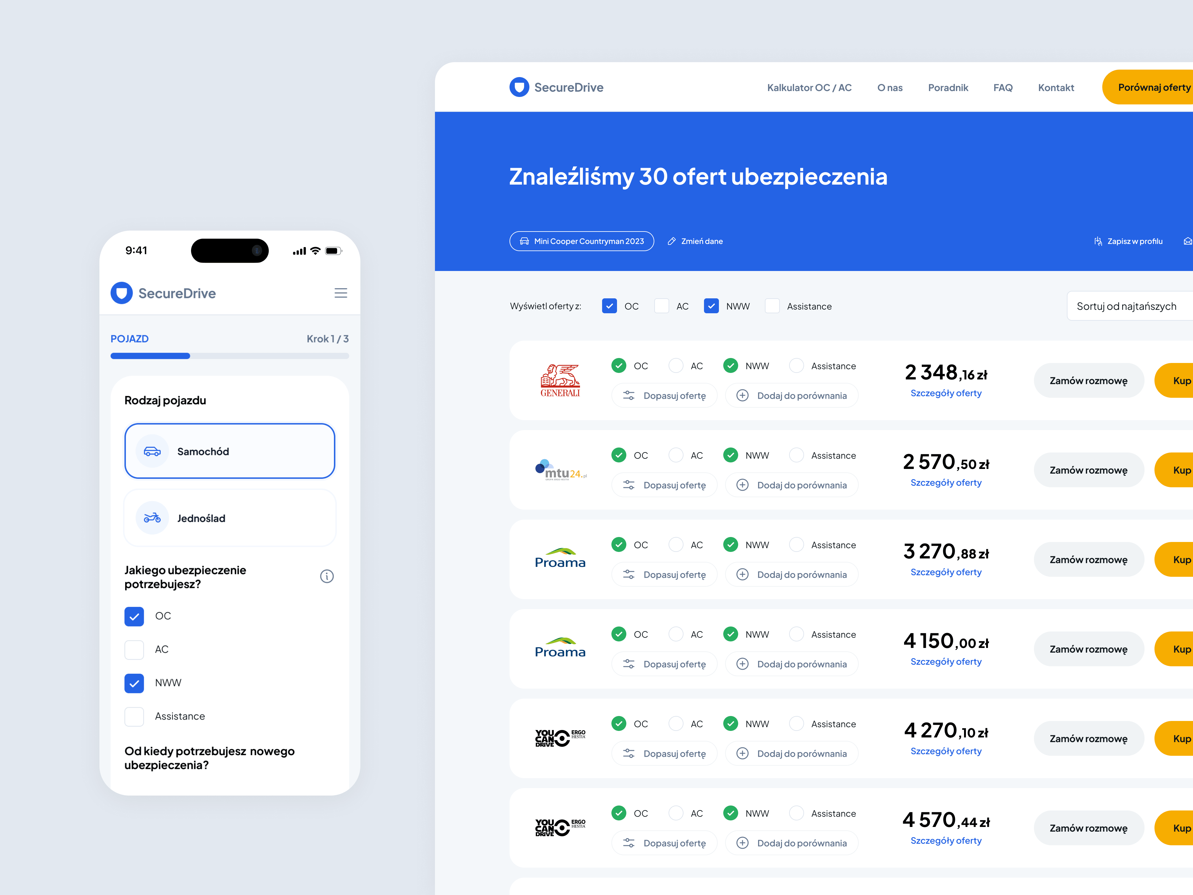 Platforma ubezpieczeniowa Development