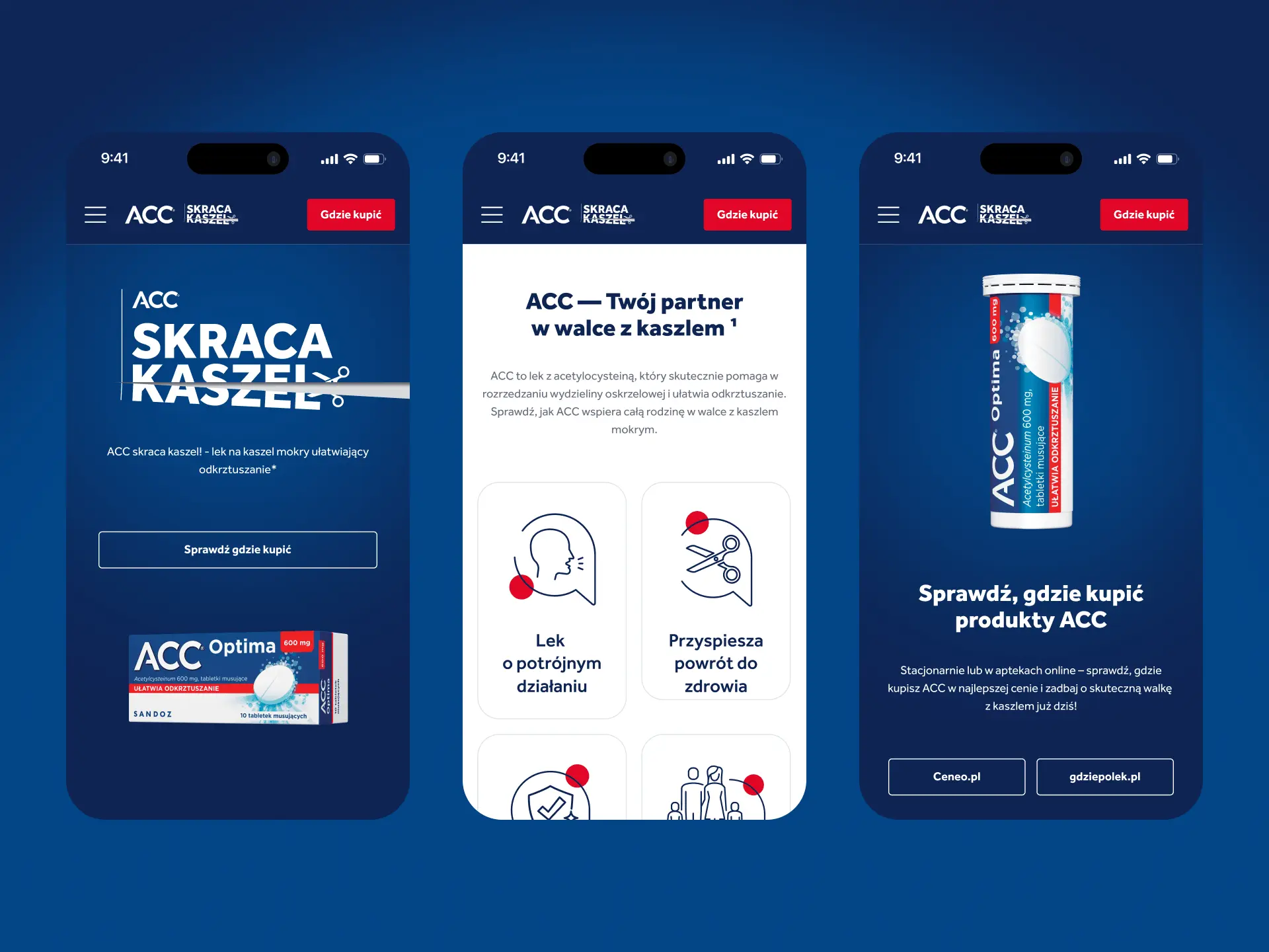 strona, która rzetelnie informuje, spełnia wymogi branży farmaceutycznej i wspiera markę w kanałach digital